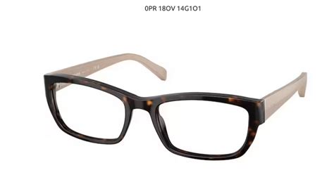 prada glasses pr 180v|Prada PR 18OV HERITAGE Prescription Eyeglasses .